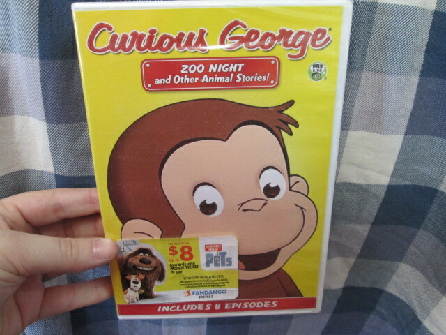 Curious George: Zoo Night and Other Animal Stories (DVD, 2015) NEW