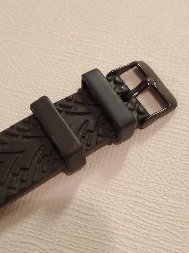 Stuka Sidewinder Men's Aviator Watch Water Resistant 3 ATM Black Silicone Band - Picture 11 of 11