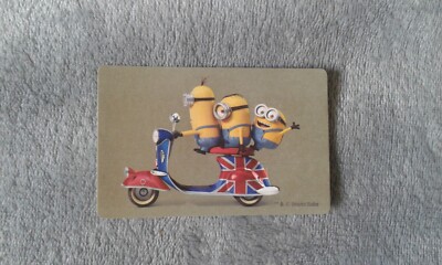 3 Beutel neue ungeöffnete Kartenpakete LES MINIONS Die Bösewichtin + 1 Karte