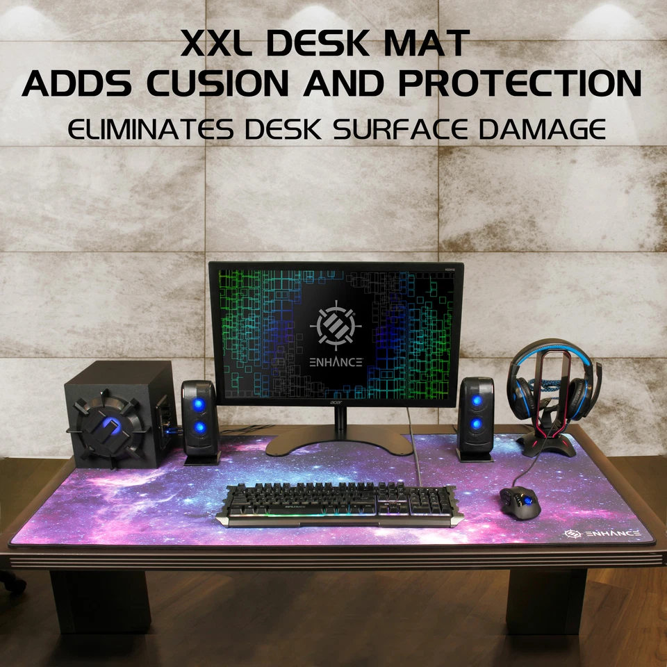 XXXL Gaming Desk Mat - Super Giant Mouse Mat with Cushion Padding - Image 4 of 4