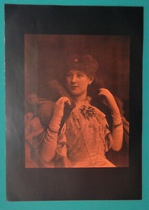 LADY-Returned-from-Ball-1904-Art-Nouveu-Era-Print