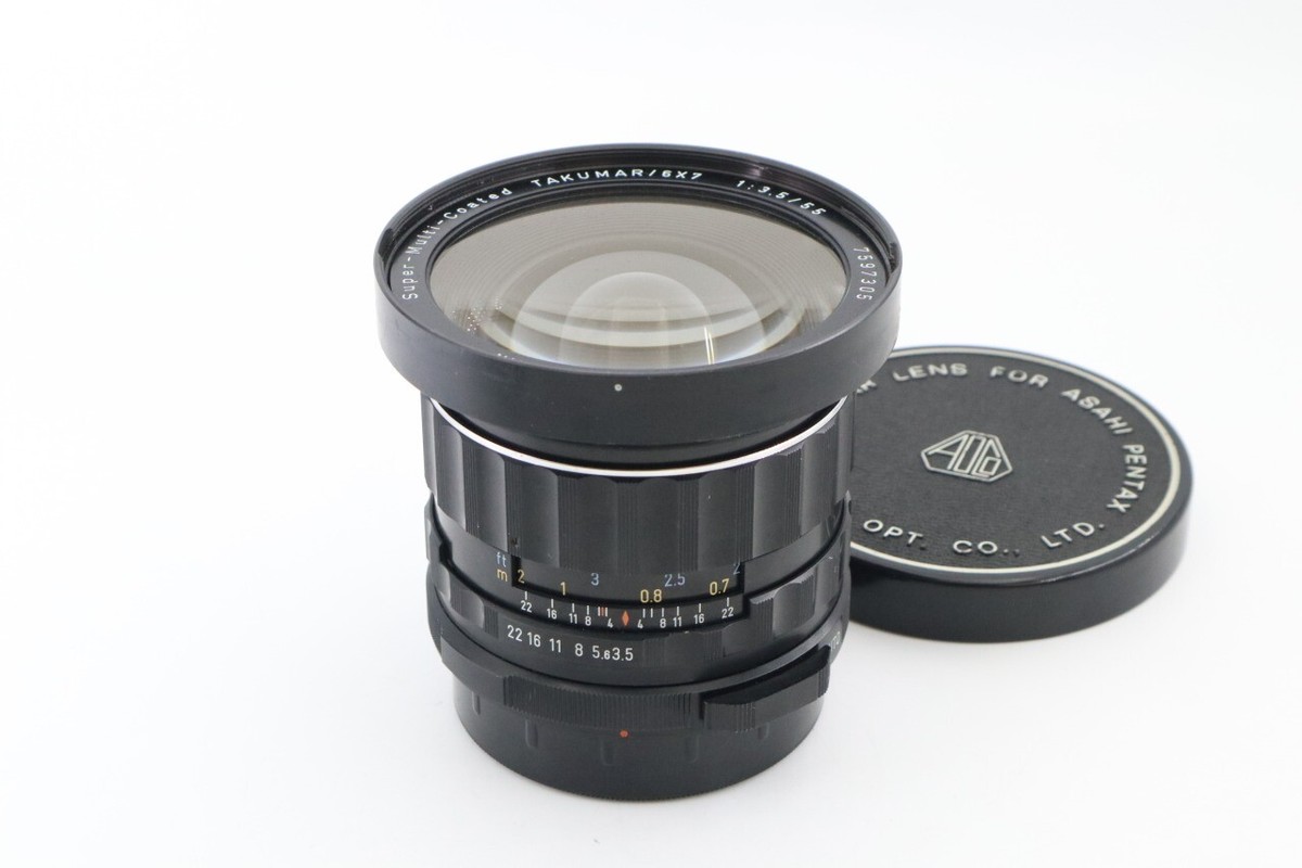 PENTAX SMC Takumar 6x7 55mm F/3.5 MF Lens from Japan (f02637 PENTAX SMC Takumar 6x7 55mm F/3.5 MF Lens from Japan (f02637