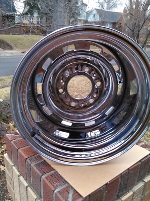 SET OF 4 CHEVY GMC SQUARE BODY C10 TRUCK RALLY WHEELS, CUSTOM CHROME ...