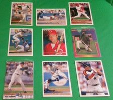 1993 UPPER DECK ASSORTED BASEBALL CARD SET #87-#824