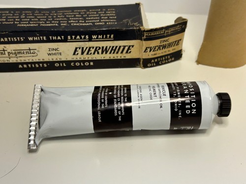 Permanent Pigments EverWhite Zinc White Artists’ Oil Color LargeTube 4.75oz USA - Picture 5 of 7
