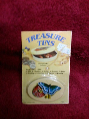 Treasure Tin - Butterfly - New in Package
