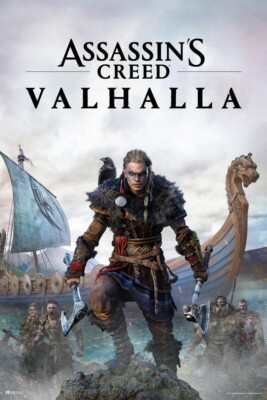 Assassins Creed Valhalla Merchandise Female Standard Edition Key Art Video Game