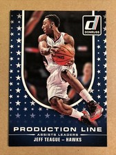 2014-15 Donruss Production Line Assists #10 Jeff Teague Basketball Card