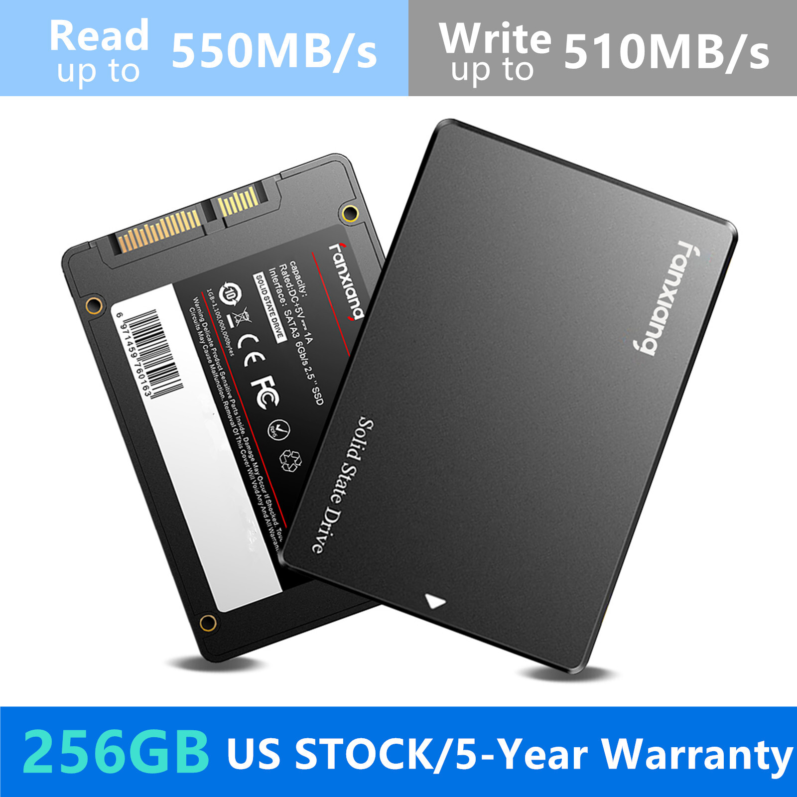 SSD 256GB SATA III Internal Solid State Drive Hard Disk