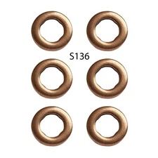 Audi Q7 3.0 TDI Quattro (4LB) Fuel Injector Copper Base Washers / Seals x 6