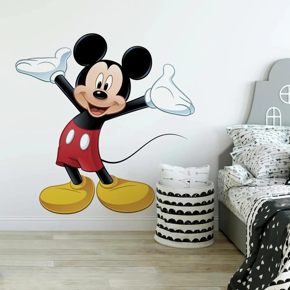 RoomMates Mickey Mouse Peel and Stick Giant Wall Decals - RMK1508GM Made in USA - Image 3 of 4