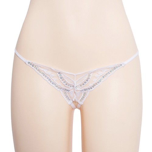 ☆US☆ Sexy Women Lace Thong G-string Panties Lingerie Underwear Crotchles T-back✔ - Picture 13 of 29