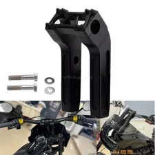 Club Style 1" Pullback Handlebar Riser 8" Tall For Harley Softail Dyna Sportster