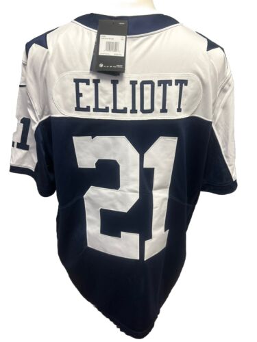 Ezekiel Elliott Nike Vapor Dallas Cowboys SEWN Mens Jersey NFL XXL 2XL $160 New