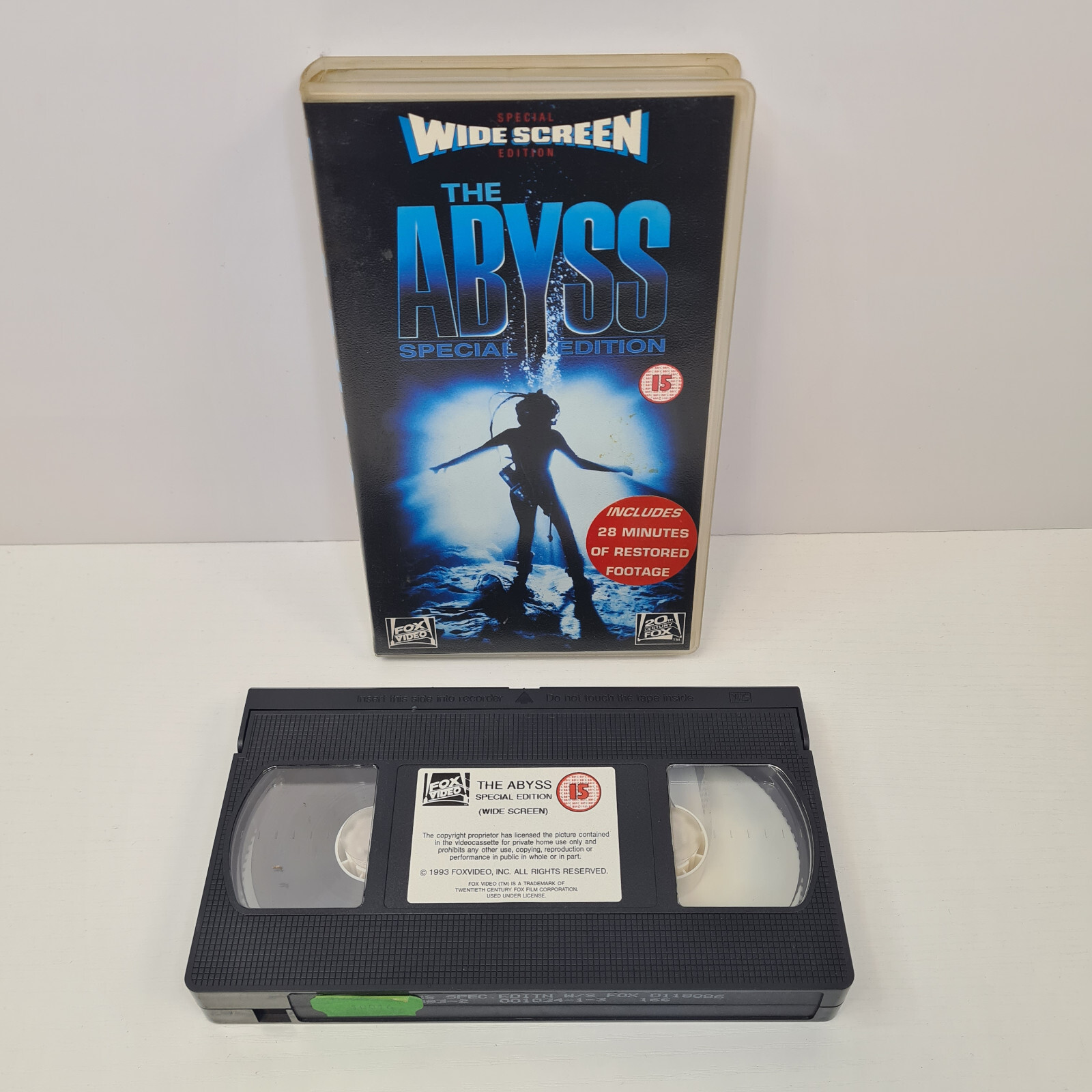 The Abyss 1989 VHS Special Edition Widescreen Edition