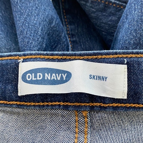 Old Navy Jeans Girls Youth XL (14) Blue Pull On Skinny Stretch Med Wash Denim - Picture 11 of 16