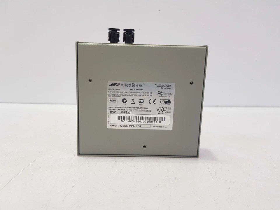 ALLIED TELESIS AT-FS201 BRIDGING MEDIA CONVERTER REV.A - Image 4 of 4