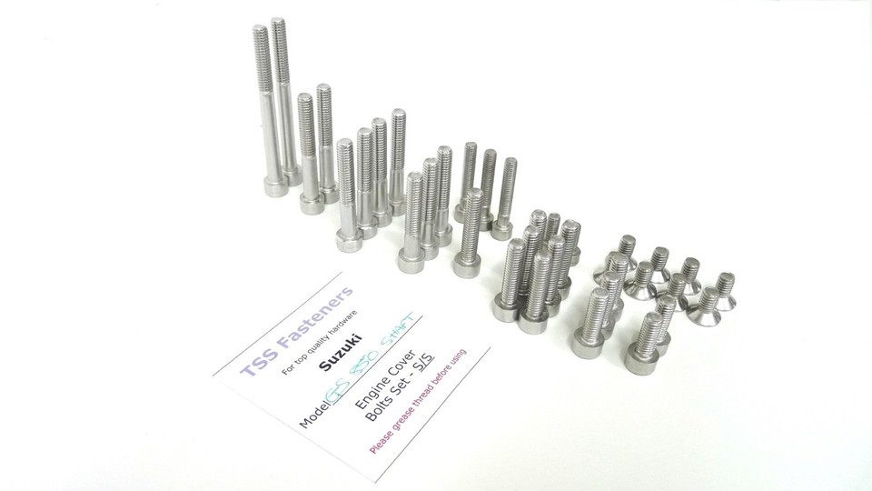 Suzuki GS850 Shaft - Engine Covers Bolts Set - Stainless Steel | eBay UK