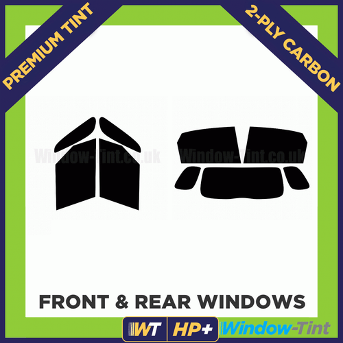 For Fiat 500L 5-door 2012+ Carbon Pre Cut Window Tint Full Premium 2-ply HP+ - Picture 2 of 10