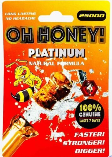 3 Pack Oh Honey 25000 Platinum Male Enhancement Palestine