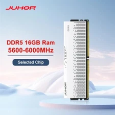 JUHOR Memoria Ram DDR5 RAM 16GB 32GB 5600MHz 6000MHz 6400MHz 6800MHz 7200MHz DI
