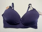 NWT Gilligan & O'Malley Maternity Wireless Nursing Bra 50519 Large Blue