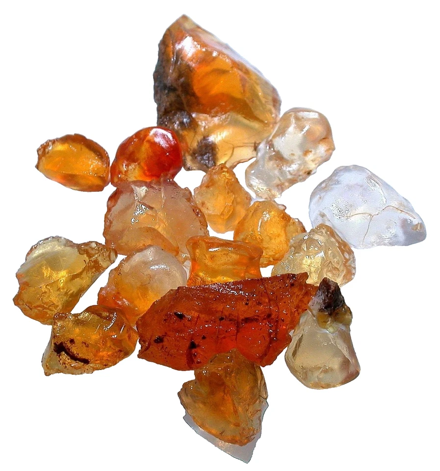 14,2 gramos 71 quilates 16 colores surtidos ópalo mexicano faceta gema áspera EBS1532OTH Foto 2 de 2