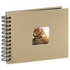 Image of Hama Spiral Bound Traditional Photo Album - 25 Pages - Taupe