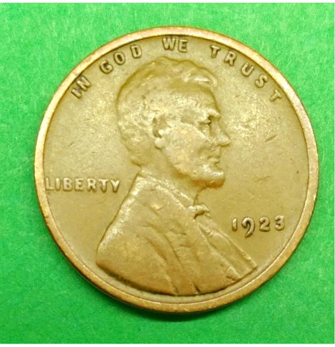 1923 VF Lincoln Wheat Penny Cent -Nice Detail #38