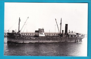 Original PC Size Real Photo Coaster R. Hughes Liverpool MOSS ROSE 1930