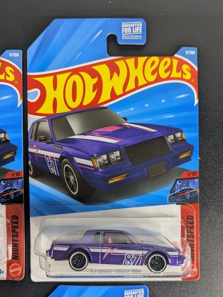 NUEVO 2026 Hot Wheels '87 Buick Regal GNX Treasure Hunt A Estuche TH - LOTE DE 4 Foto 3 de 4