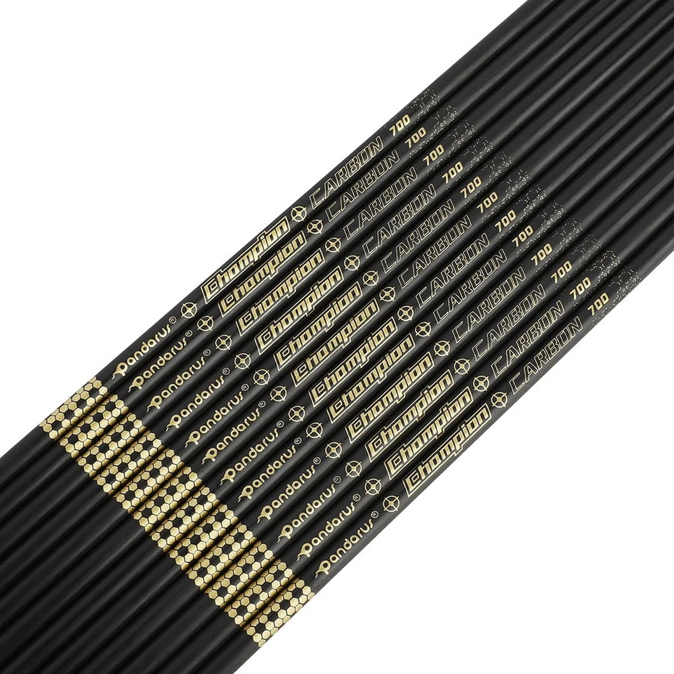 12pcs Pure Carbon Arrows SP400-1600 0.001" ID4.2mm Archery Bow Target PANDARUS - Image 4 of 4