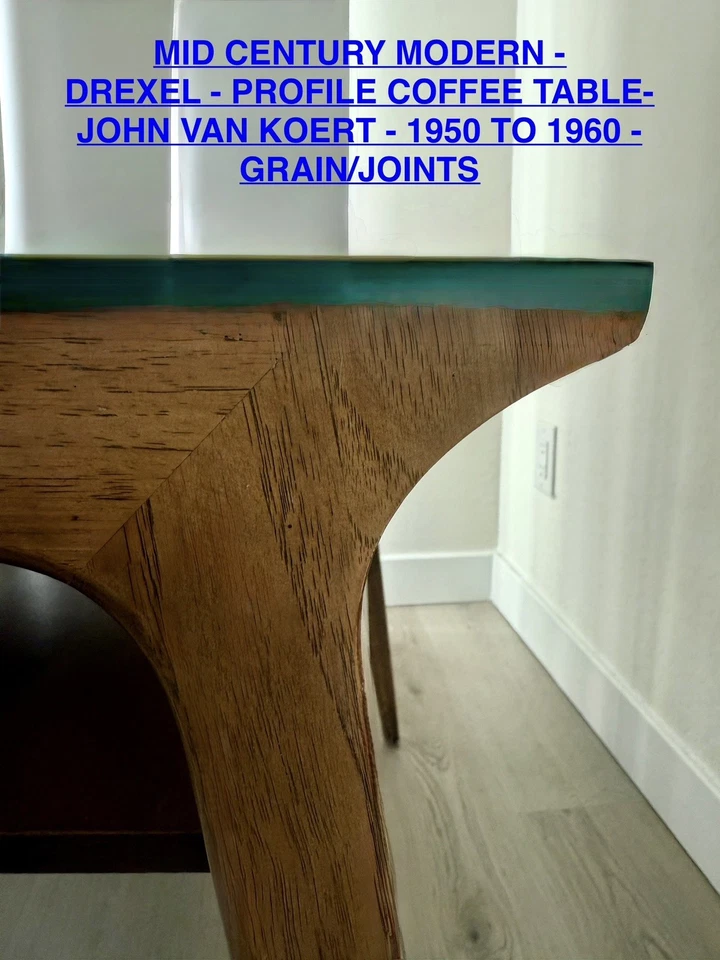 Журнальный столик Drexel Profile от John Van Koert — современный орех/пекан середины века - Изображение 3 из 4