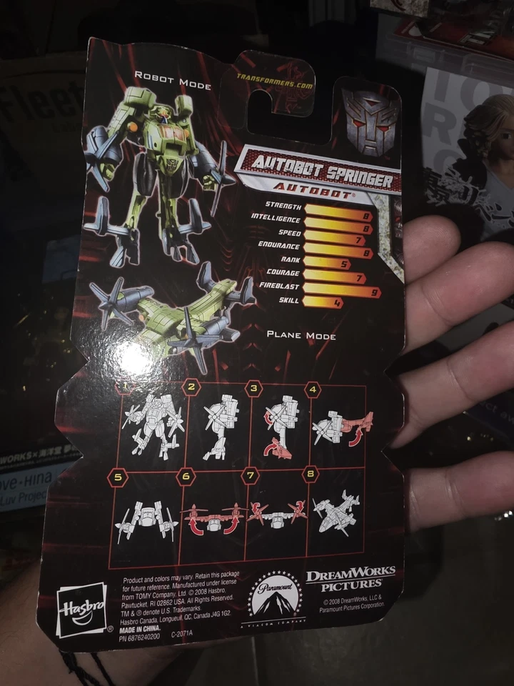 Transformers Revenge of the Fallen Autobot Springer Mini Action Figure NEW - Image 2 of 3