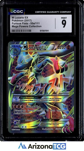 M Lucario-EX graded CGC 9 for sale on eBay