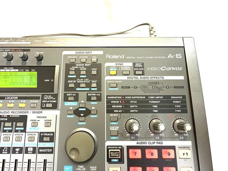 Roland A-6 VideoCanvas Digital Multi Audio Station + Power Cable + Manual/tested - Image 3 of 4