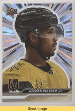 2023-24 Upper Deck Series 1 Outburst Silver Keegan Kolesar #182 READ 1km1