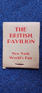 THE BRITISH PAVILION.1950S...UNSTRUCK MATCHES....striking part falling apart age