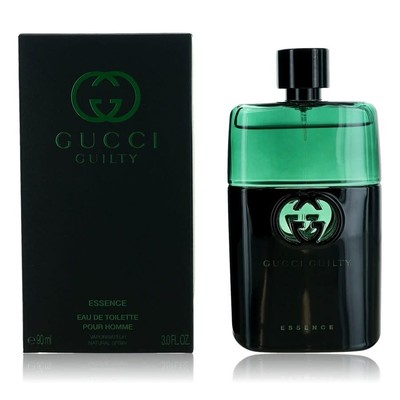 Gucci Men's Guilty Essence EDT Spray 3.0 oz Fragrances 3616305820846