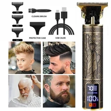 Pro Hair Clippers Cordless Beard Trimmer Cutting Electric Barber Shaving Machine