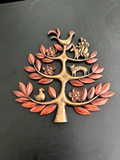 Vintage  SYROCO  INC. Tree of Life Wall Plaque 1963 Made in USA