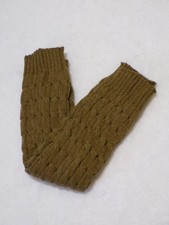 NEW Cable Knit Leg Warmers Khaki
