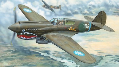 Trumpeter Maßstab Modelle 2269 1/32 P40E Kittyhawk Flugzeug