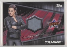 2016 Topps WWE Divas Revolution Mat Relics Pink 2/25 Tamina Snuka 0o0