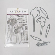 Altenew "Enchanted Iris" Flower Stamp  Die Set