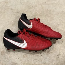 Nike Jr. Tiempo Rio IV Red/Black 897731-616 Size 6Y