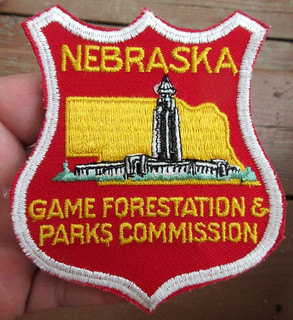 VINTAG NEBRASKA GAME FOREST & PARKS COMM. CONSERVATION OFFICER GAME WARDEN PATCH