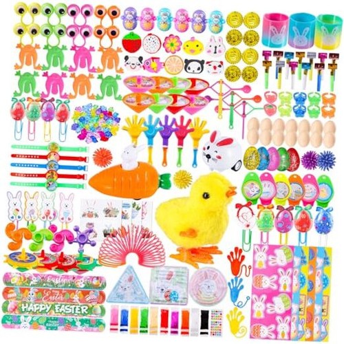 500pcs Easter Egg Fillers Bulk Easter Basket Stuffers for Kids Boys Girls,