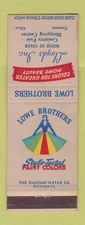 Matchbook Cover - Lloyds Lowe Brothers Paint girlie Canton OH