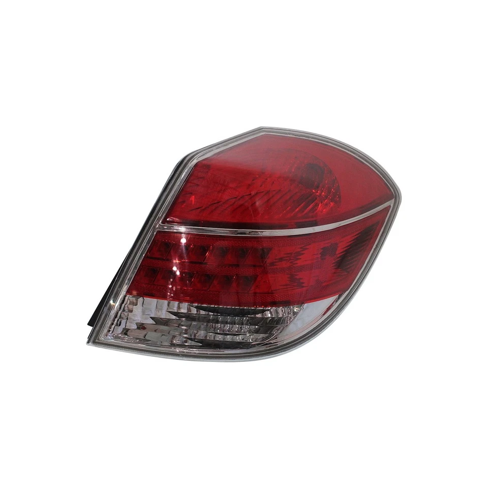 Tail Light Set For 07-09 Saturn Aura Clear and Red Lens Right and Left Side Pair - Image 3 of 4